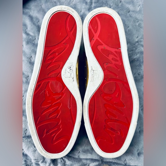 Women’s Christian Loubouton sneakers/trainers size 37 - Picture 5 of 8